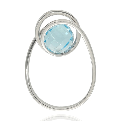 Fehér arany gyűrű 56-os méret (50339/3_2I)